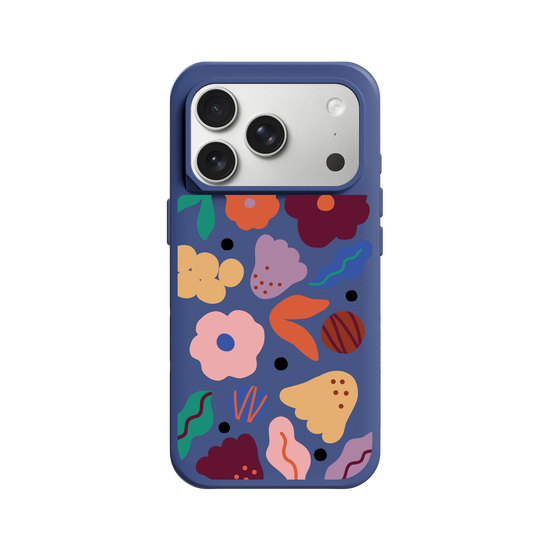 Big winter flowers design