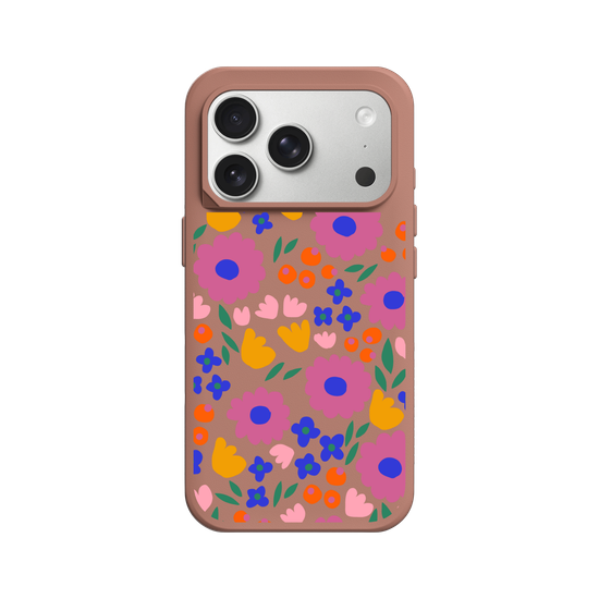 Field of flowers transparent