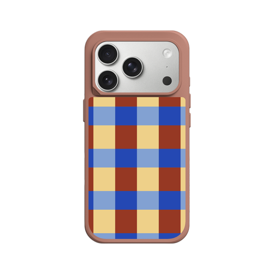 Blue & yellow gingham