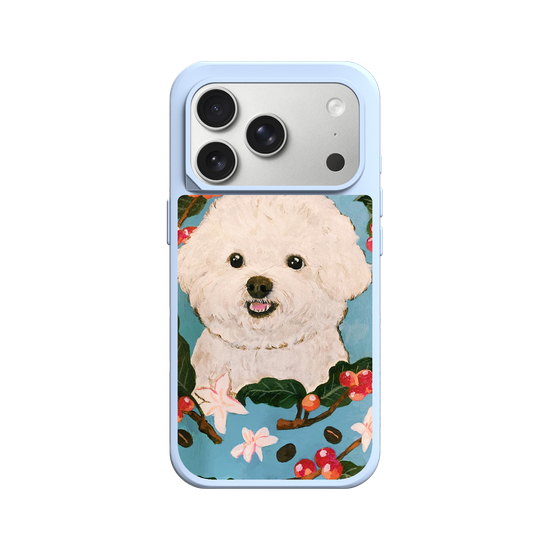 Bichon and Coffee bean