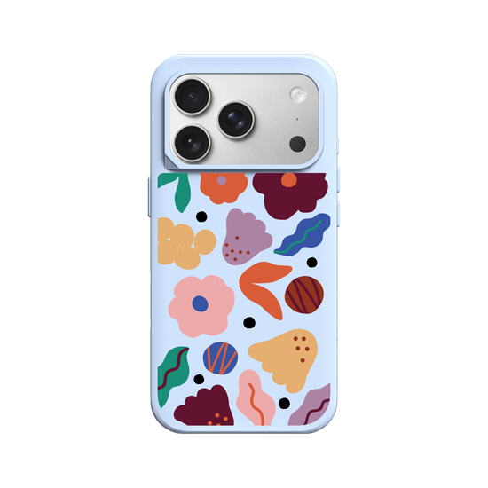 Big winter flowers design