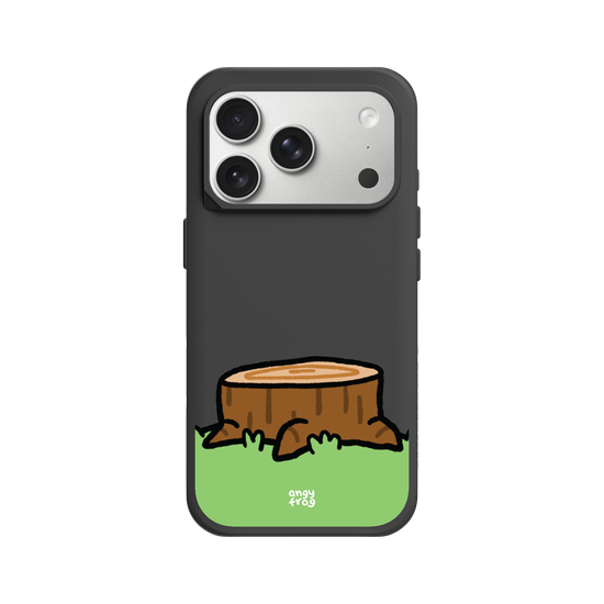 stacked on stump
