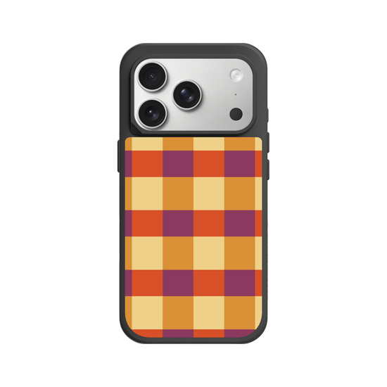 Orange gingham