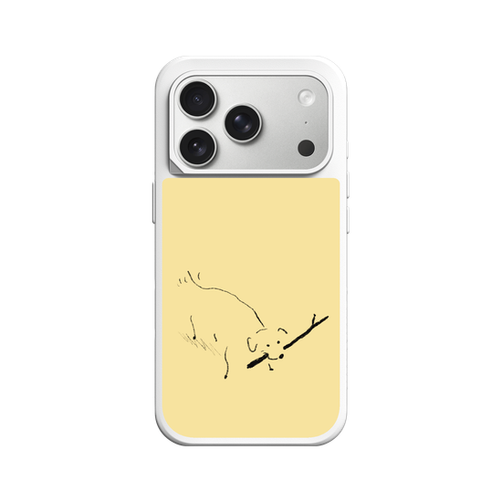 A dog with a wonderful Branch.