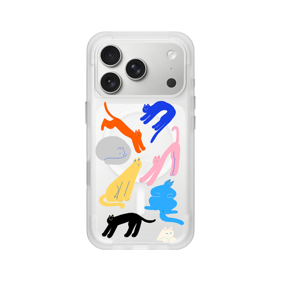 colorful cats