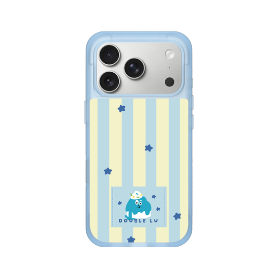 little blue monster dessert fabric labels