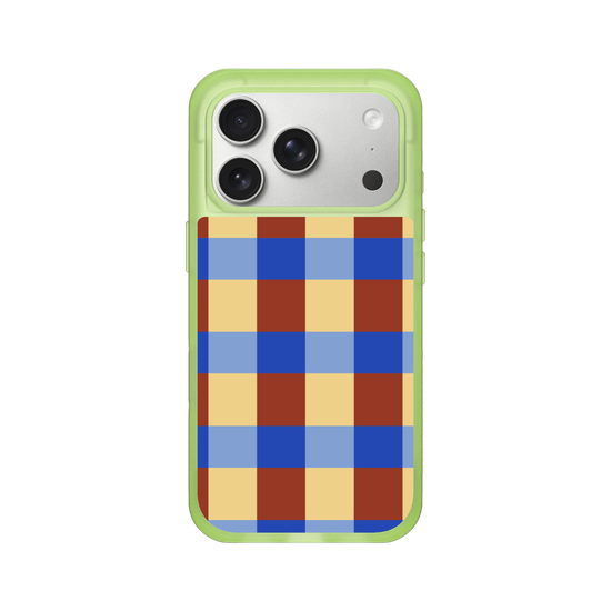 Blue & yellow gingham