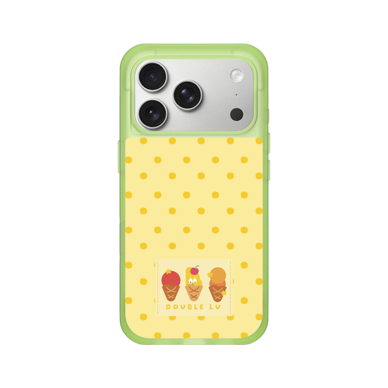 little yellow monster dessert fabric labels