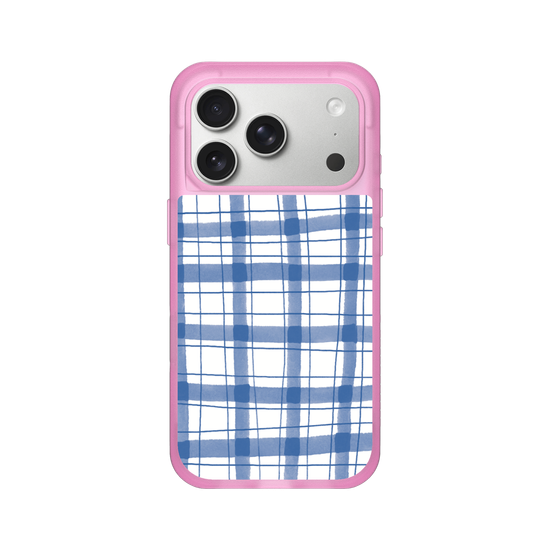 Wonky Gingham  – Blue Cottagecore Vibes