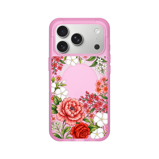 Taiwanese Floral Fabric · Pink Bloom