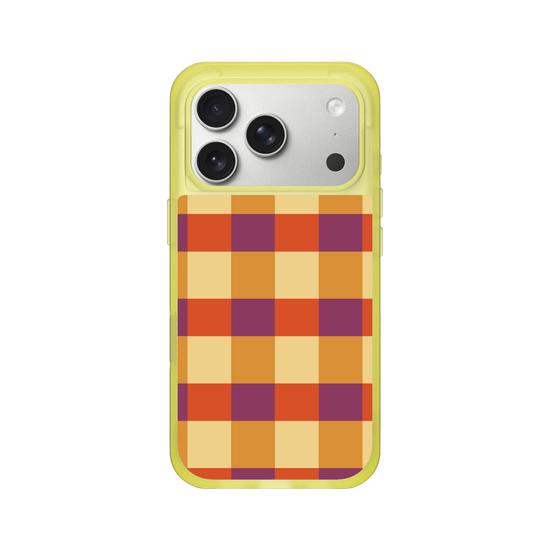 Orange gingham