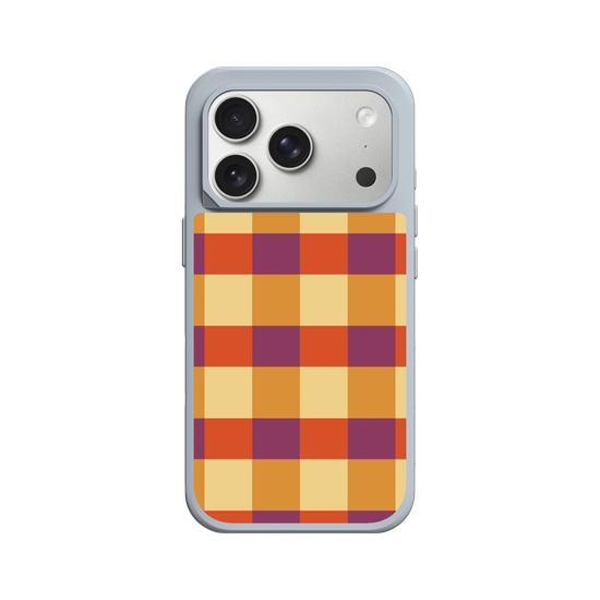 Orange gingham