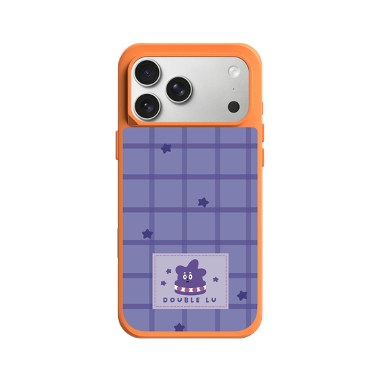 little purple monster dessert fabric labels