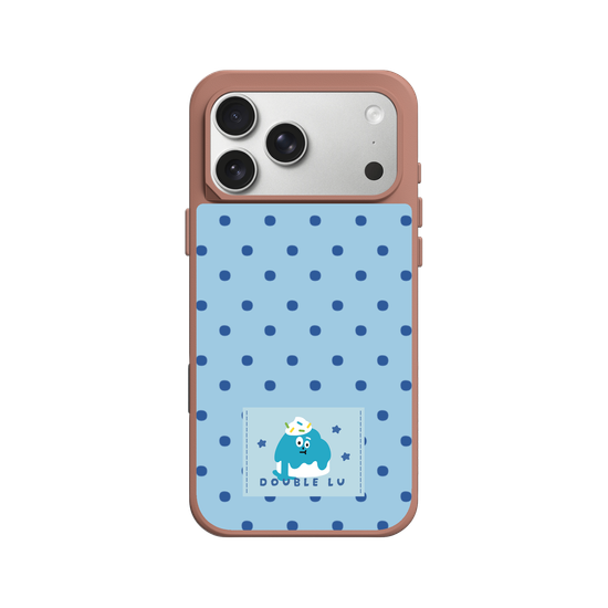little blue monster dessert fabric labels