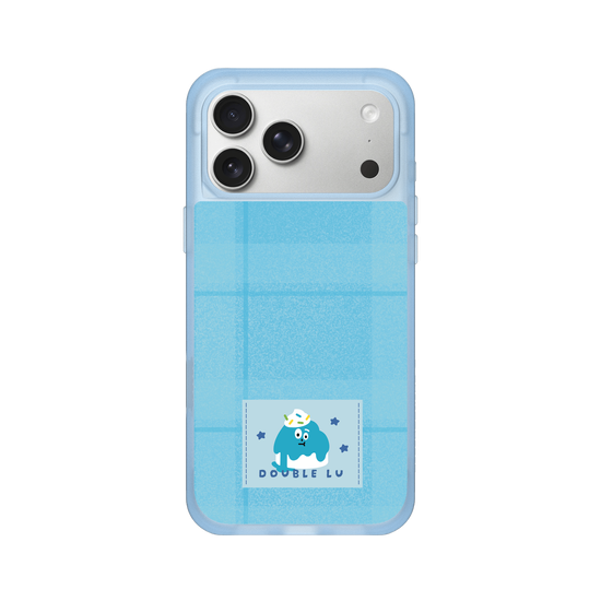 little blue monster dessert fabric labels