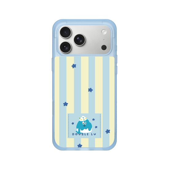 little blue monster dessert fabric labels