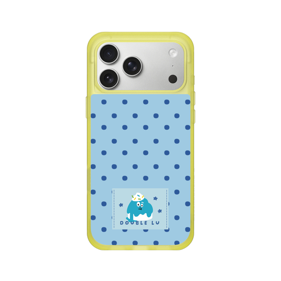 little blue monster dessert fabric labels