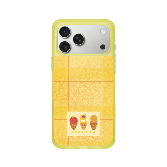 little yellow monster dessert fabric labels