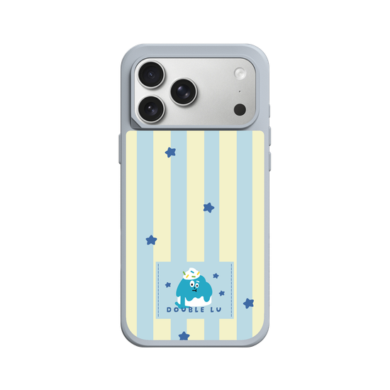little blue monster dessert fabric labels
