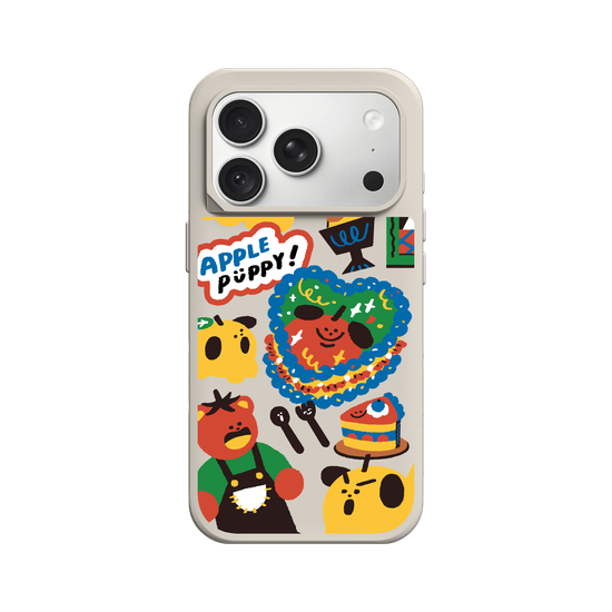  Apple Puppy Sticker Set B 