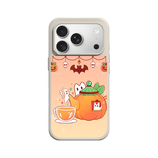 Cozy Halloween - pumpkin teapot