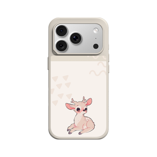 Cute Deer Plain beige BG