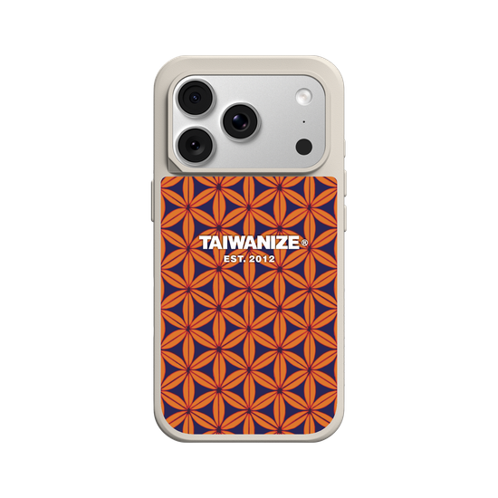 Flower of Life - Orange and Deep Blue (Logo)