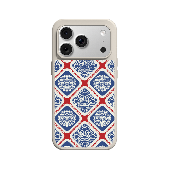 Sword Lion Pattern - Blue and Red