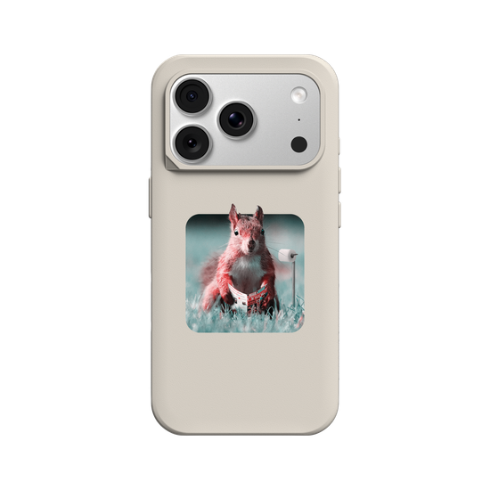 Squirrel Daily Life - Restroom - Transparent Sticker