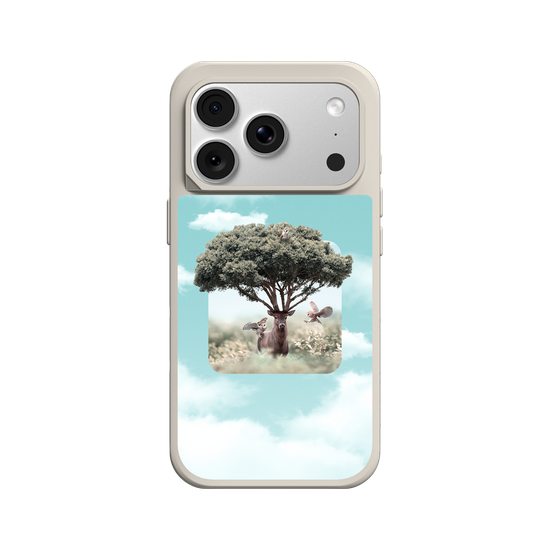 Father Nature - Sticker & Cloudy Sky
