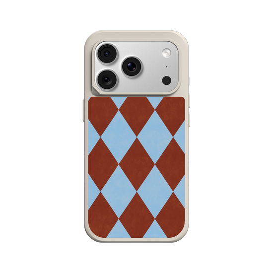 Losange Grid - Blue
