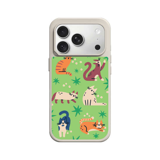 Cats on Green