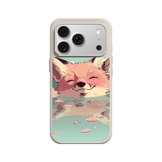 Fox swimming