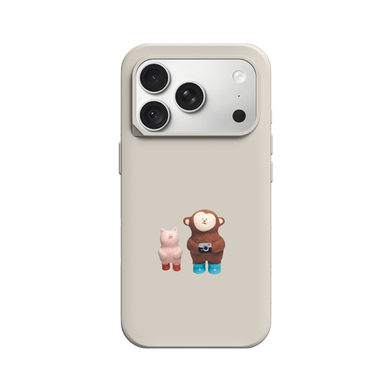 Monkey & Pig’s Joyful Journey （Su felting）