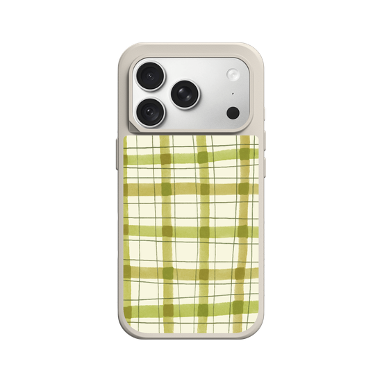 Wonky Gingham  – Green Cottagecore Vibes