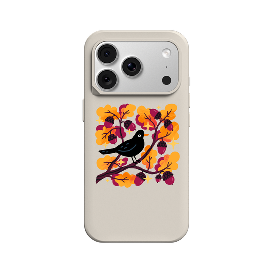 Blackbird and Acorns