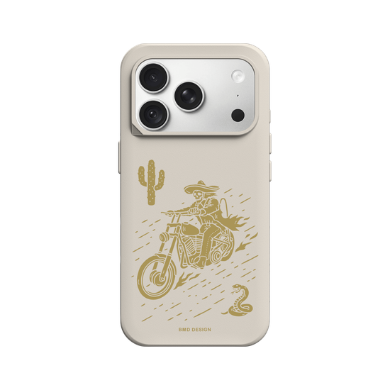 Desert Motorcycle Skull Rider