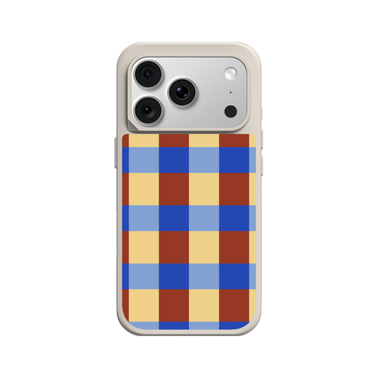 Blue & yellow gingham