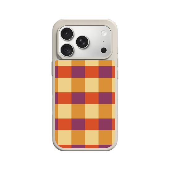 Orange gingham