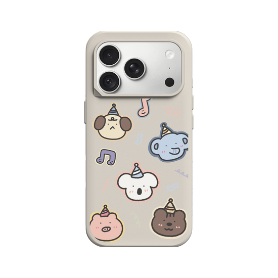 Lazy Monster Animal Party Stickers.