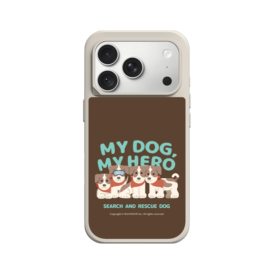 My dog, My hero-Search and Rescue Dog: Jack Russell Terrier(Color)