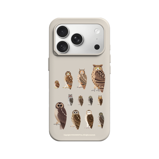 Miniature Field Guide-Owls(Clear)
