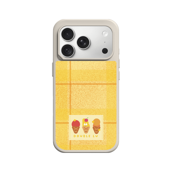 little yellow monster dessert fabric labels