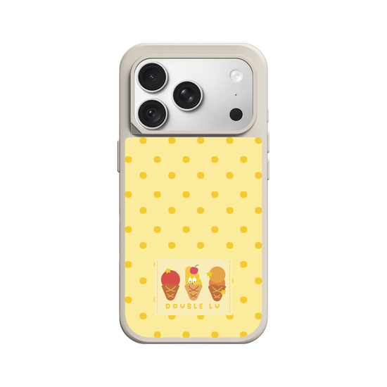 little yellow monster dessert fabric labels