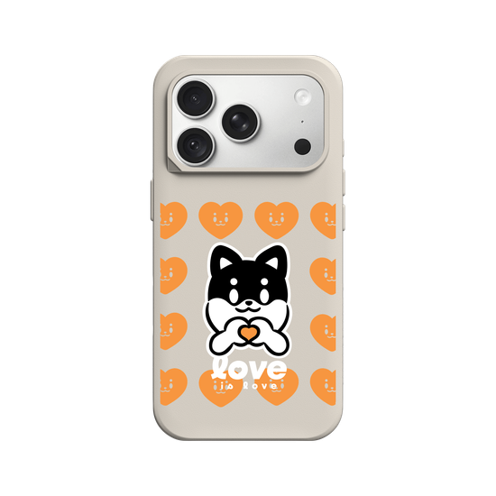 dou dou loves - orange heart