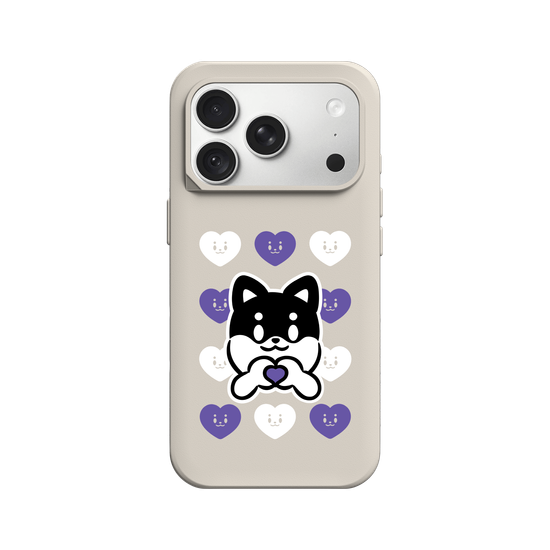 dou dou loves - purple heart