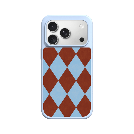Losange Grid - Blue