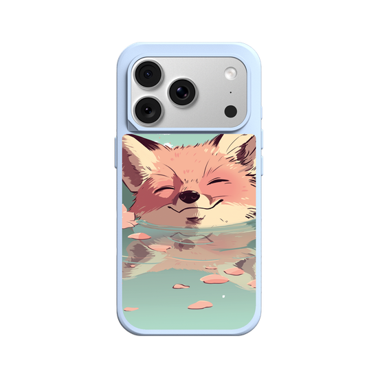 Fox swimming