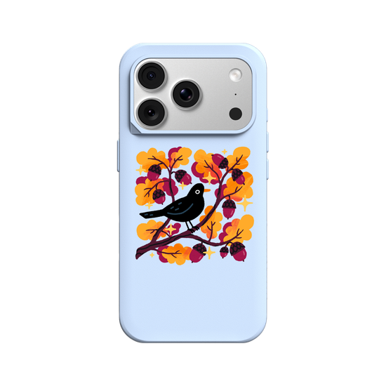 Blackbird and Acorns