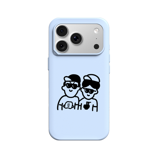 Good friends with sunglasses